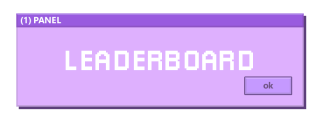 Leaderboard Panel from Cute Retro Windows Panels Theme.